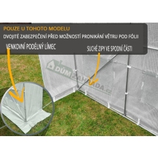 Zahradní fóliovník 2,5x4m Focus Garden - bílý