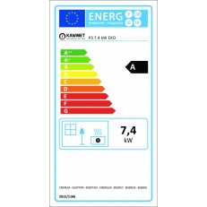 Litinová krbová  kamna P3 - 7,4 kW ECO