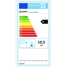 Litinová krbová  kamna P7 LB - 10,5 kW ECO