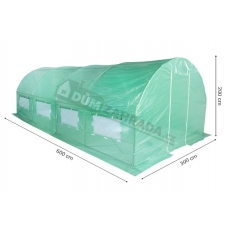Zahradní fóliovník 3x6m Vespagarden - zelený