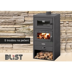 Krbová kamna Blist BR - 12 kW s troubou na pečení (NAPOLI)