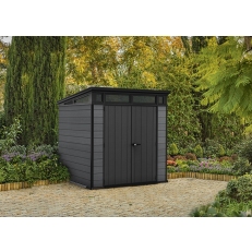 Zahradní domek Keter Cortina 7x7 - 214 x 218 x 226 cm - šedý