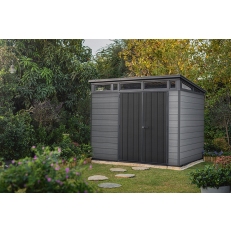 Zahradní domek Keter Cortina 9x7 - 277 x 218 x 226 cm - šedý