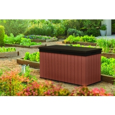 Zahradní box Darwin 570 L - 142,5 x 65,3 x 78,2 cm - hnědý
