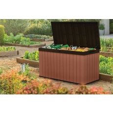 Zahradní box Darwin 570 L - 142,5 x 65,3 x 78,2 cm - hnědý