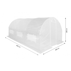 Zahradní fóliovník 3x4,5m HomeGarden - zelený