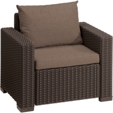 Zahradní křesla KETER California Mix&Match Chair - 83 x 68 x 72 cm - 2ks - hnědá