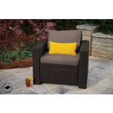 Zahradní křesla KETER California Mix&Match Chair - 83 x 68 x 72 cm - 2ks - hnědá