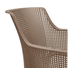 Zahradní židle Keter Elisa - 57,7 x 62,5 x 79 cm - cappuccino