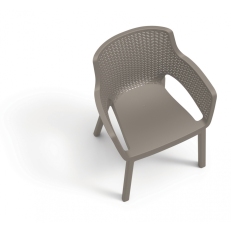 Zahradní židle Keter EVA - 57,7 x 62,5 x 79 cm - cappuccino