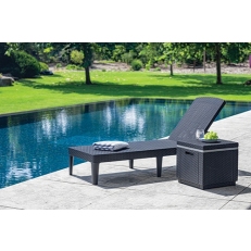 Lehátko KETER Jaipur box - 187 x 58 x 29 cm - grafit