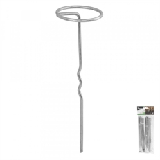 Kovový kolík tvaru "G" k upevnění netkané textilie 6 cm / 20 cm - 10ks