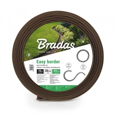 Obruba trávníku Easy Border 10 m, výška 40 mm - hnědá