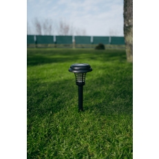 Solární odpuzovač komárů LED / UV lampa na bodci