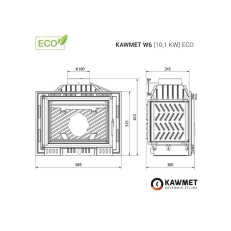 Krbová vložka KAWMET W6 ECO - 10,1kW