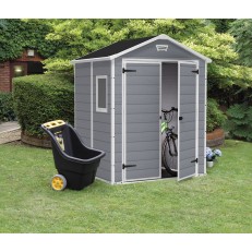 Zahradní domek Keter Manor 6x5 DD - 185 x 152 x 226 cm  - šedý