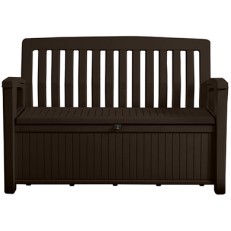 Zahradní lavice Keter Patio 227 L - 138,6 x 63,5 x 88 cm - hnědá