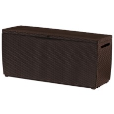 Keter Capri Ratan - zahradní úložný box 305 L - 123 x 53 x 57 cm - hnědý