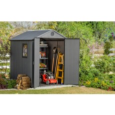 Zahradní domek Keter Darwin 6x6 - 221 x 183 x 190 cm - šedý