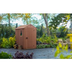 Zahradní domek Keter Darwin 4x6 - 126 x 185 x 205 cm - hnědý