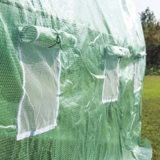 Zahradní fóliovník 2,5x5x2m / 12,5m2 - zelený