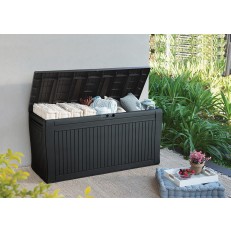 Zahradní úložný box Keter Comfy 270 L - 117,5 x 45 x 57,5 cm - grafit