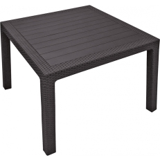 Jídelní stůl KETER Melody Quartet BOX - 95 x 95 x 74,5 cm - hnědý