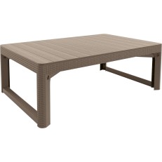 Zahradní stůl Keter Lyon - 116 x 71 x 40 – 65 cm - cappuccino