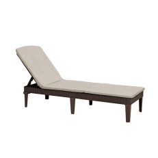 Lehátko KETER Jaipur box s polstrem - 187 x 58 x 29 cm - hnědá