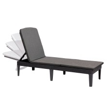 Lehátko KETER Jaipur s polstrem box - 187 x 58 x 29 cm - cappuccino