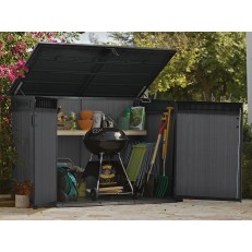 KETER Úložná skříň Cortina Mega - 190,5 x 109,3 x 132,5 cm - grafit
