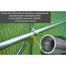 Zahradní fóliovník 2x4m VespaGarden - zelený