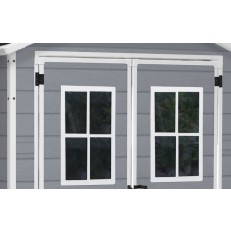 Zahradní domek Keter Breteuil Manor 6x5 - 185 x 152 x 226 cm - šedý