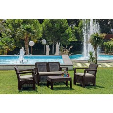 Zahradní set KETER TARIFA Lounge set - hnědá / béžová