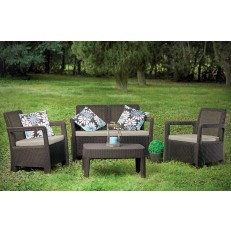 Zahradní set KETER TARIFA Lounge set - hnědá / béžová