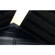 Zahradní domek Newton 7511 - 228 x 350 x 252 cm - šedý