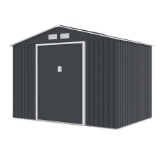 Zahradní domek PHOENIX D - 277x259x203cm / 7,17m2- tmavě šedý