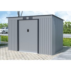 Zahradní domek PRESCOT C - 261x181x176cm, 4,72m2, světle šedý