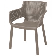 Zahradní židle Keter EVA - 57,7 x 62,5 x 79 cm - cappuccino