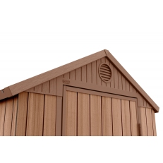 Zahradní domek Keter Darwin 4x6 - 126 x 185 x 205 cm - hnědý