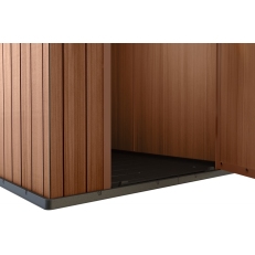 Zahradní domek Keter Darwin 4x6 - 126 x 185 x 205 cm - hnědý