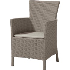 Zahradní křeslo Keter Iowa - 62 x 60 x 89 cm - cappuccino / krémová
