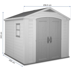 Zahradní domek Keter Factor 8x8 - 256,5 x 255 x 243 cm