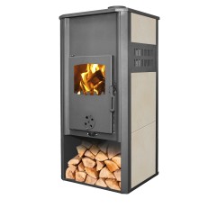 Krbová kamna Ambasador / ROMA E - 22 kW s výměníkem - beige
