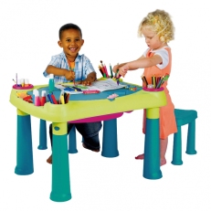 Dětský hrací stolek Keter Creative Play Table + 2 židličky