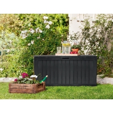 Keter Marvel Plus - zahradní úložný box 270 L - 116,7 x 44,7 x 57 cm - grafitový