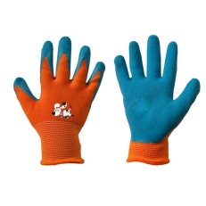 Dětské latexové ochranné rukavice Bradas ORANGE, vel. 6