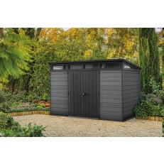 Zahradní domek Keter Cortina 11x7 - šedý - 342 x 218 x 226 cm