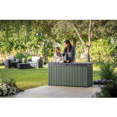 Zahradní box Darwin 570 L - 142,5 x 65,3 x 78,2 cm - zelený