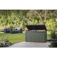 Zahradní box Darwin 570 L - 142,5 x 65,3 x 78,2 cm - zelený